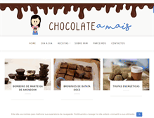 Tablet Screenshot of chocolateamais.com